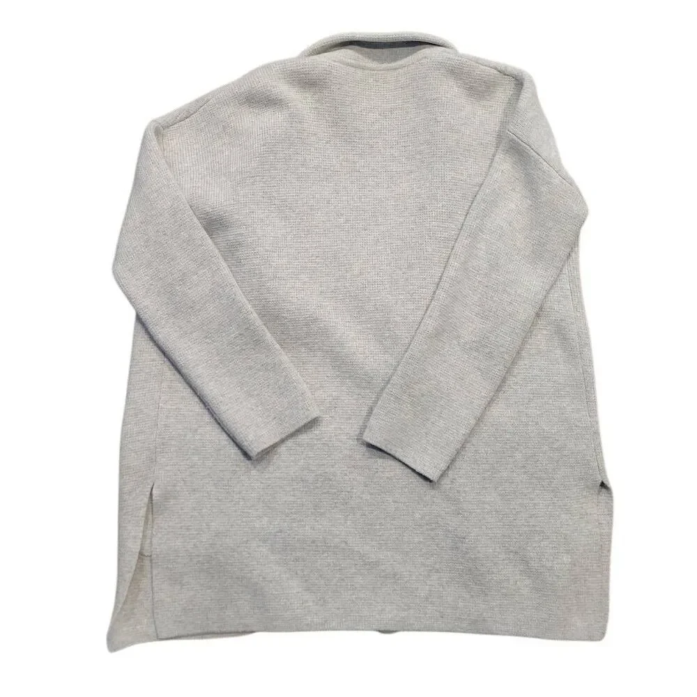 Madewell Sweater Coat Women's XXS Grey Heather Knit Spencer Cozy Winter
